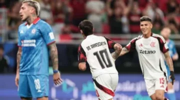 فلامنجو يتفوق على كروز آزول 2 1 ويصل لملاقاة بيراميدز في كأس التحدي 1